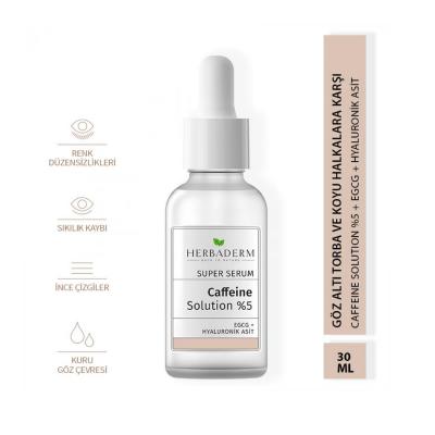 Herbaderm Eye Serum - Anti-Aging Eye Care for Dark Circles & Puffiness Reduction, 30ml