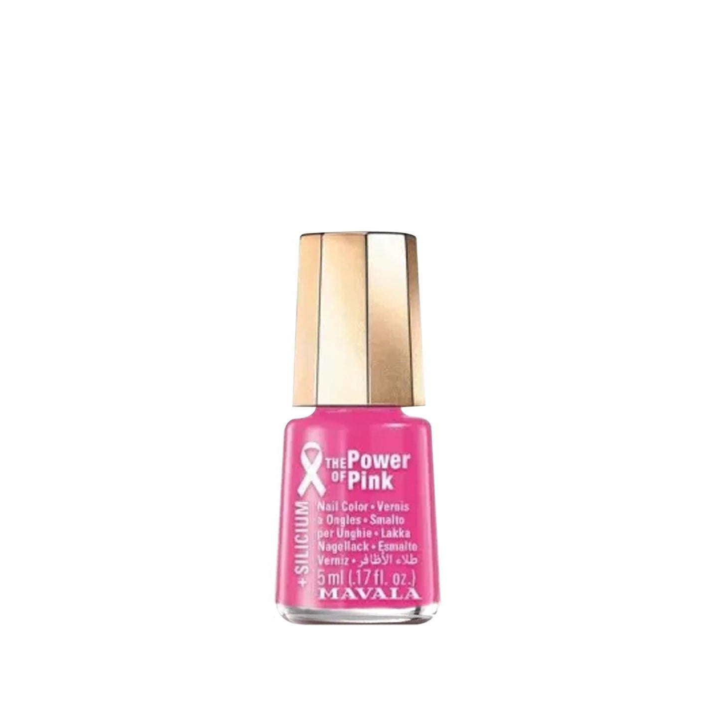 Mavala Power Of Pink Mini Color Nail Polish 431 Fuchsia 5 ml - Vibrant, Long-Lasting Fuchsia Nail Polish for Fashionable Nail Care