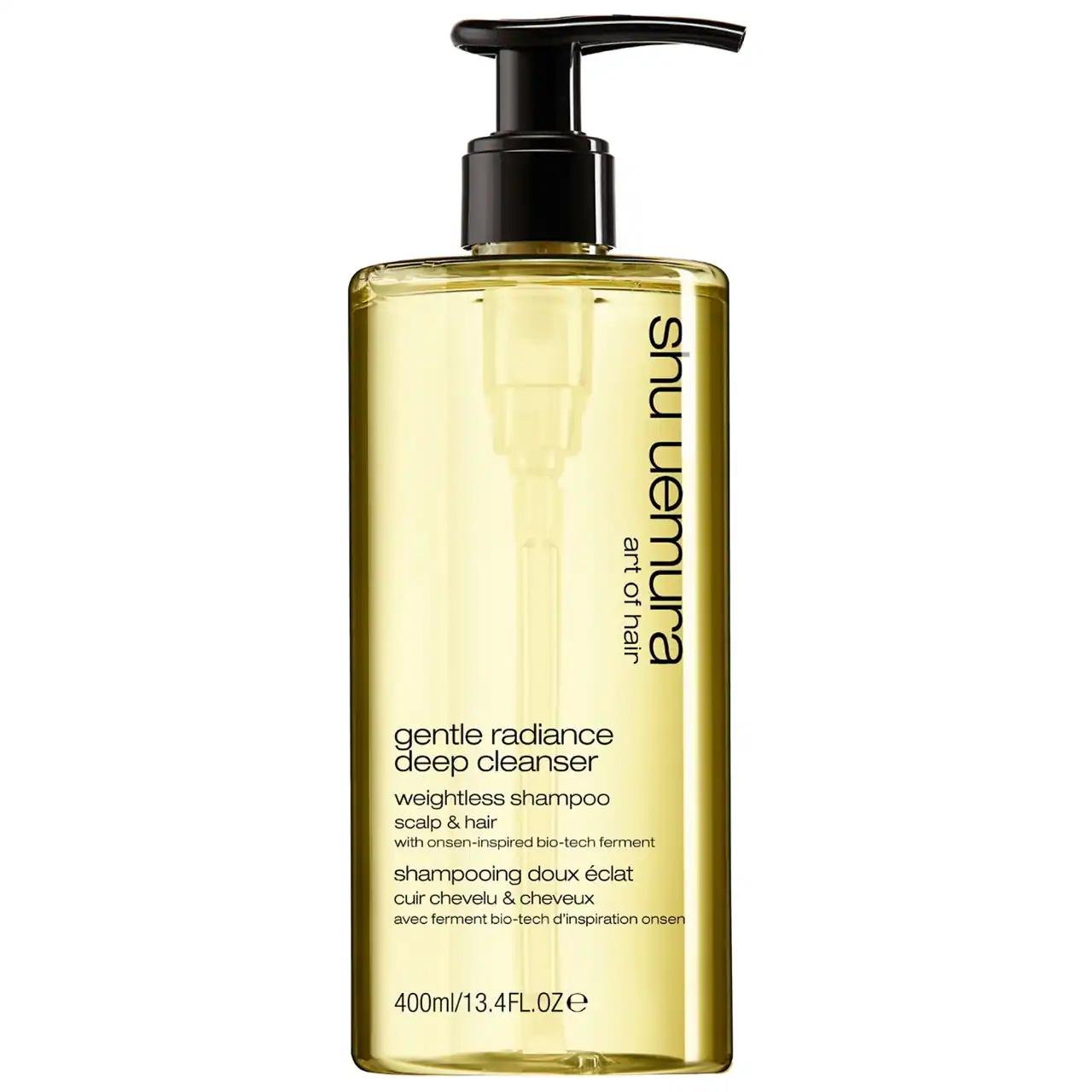 Gentle Radiance: Clarifying Shampoo for All Hair Types - Deep Cleanse, Remove Buildup, Enhance Shine - Paraben-Free, Japanese Onsen Ferment Formula