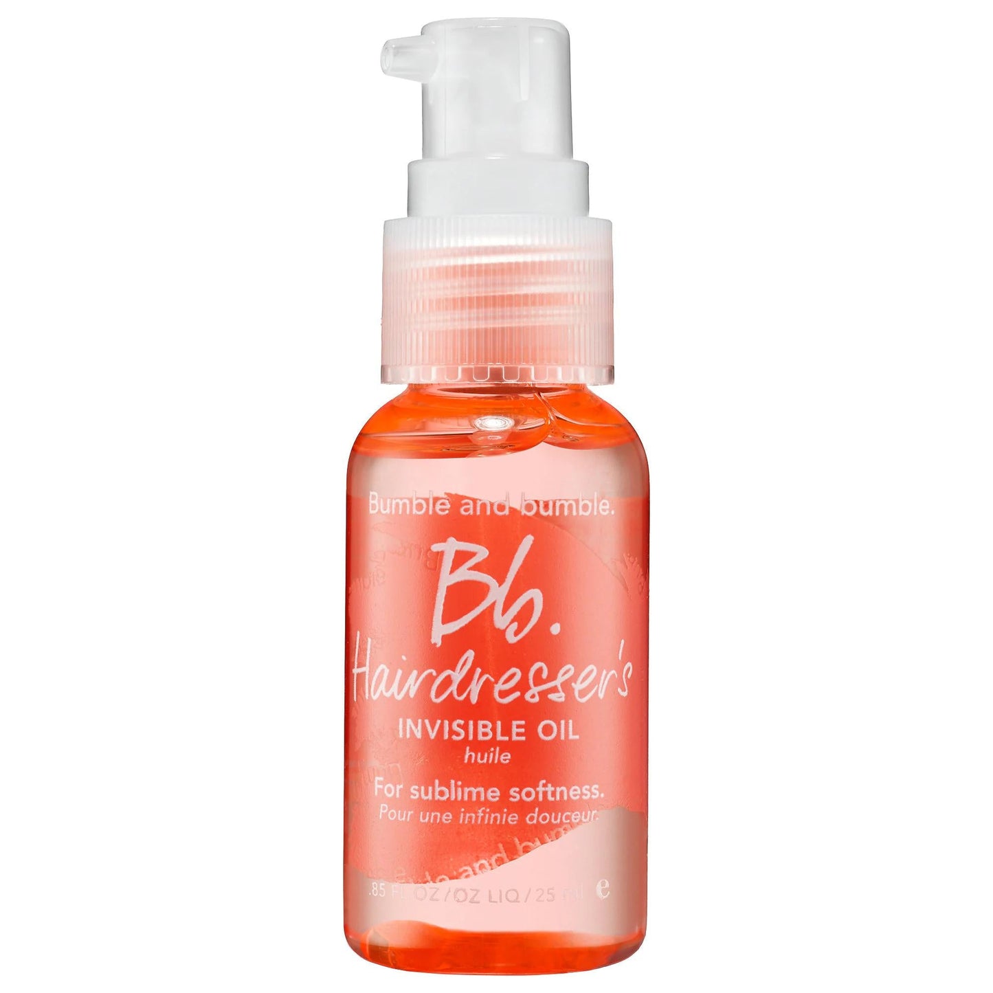 Mini Hairdresser's Invisible Oil - Frizz Reducing, Heat & UV Protecting Hair Oil for Dry, Damaged Hair