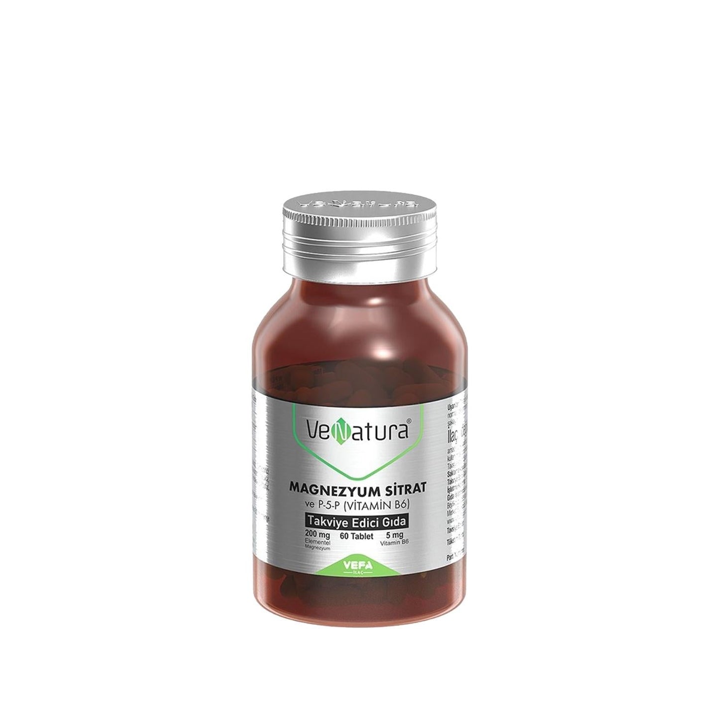 VeNatura Magnesium Citrate & Vitamin B6 Supplement 60 Tablets