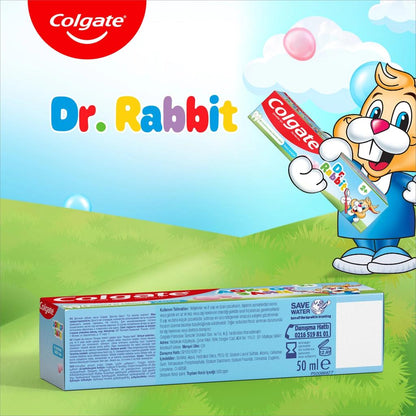 Colgate Dr Rabbit Kids Bubblegum Toothpaste for Cavity Protection 50ml