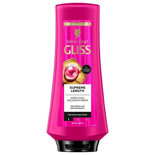 Gliss Supreme Length Hair Cream - 12.18 fl oz - Nourishing Long Hair Care for Softer, Shinier Locks