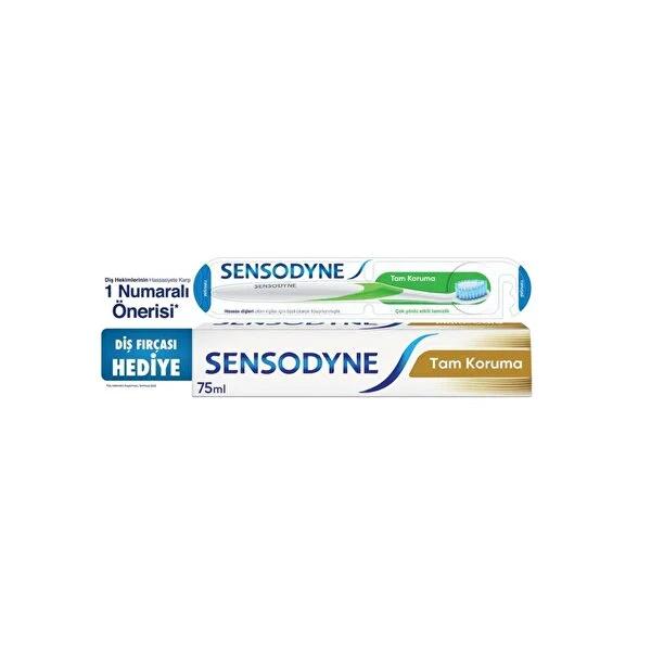 Sensodyne Toothpaste and Toothbrush Set for Sensitive Teeth - 75ml with Soft Bristles, Fluoride Protection