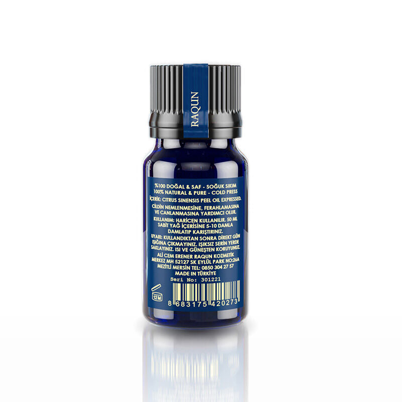 Raqun Sweet Orange Essential Oil for Aromatherapy 10 ml