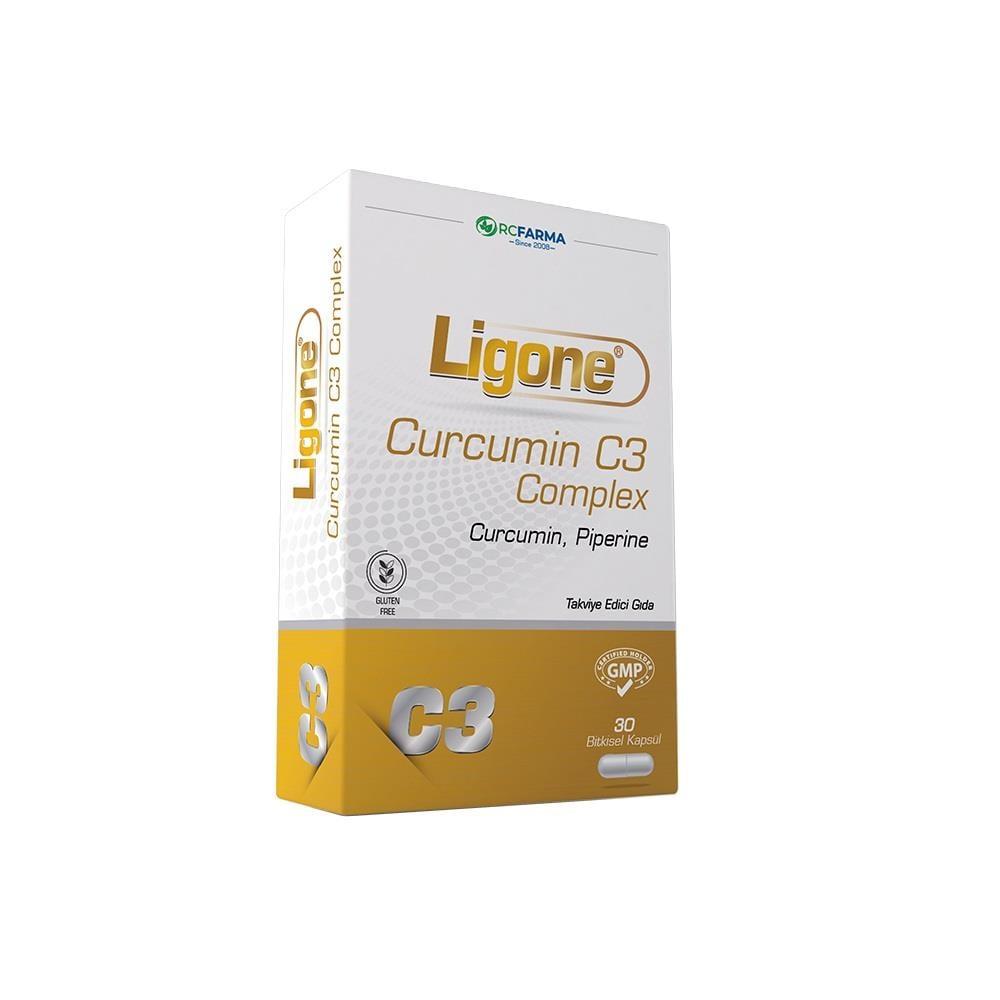Ligone Curcumin C3 Complex Turmeric Supplement 30 Capsules
