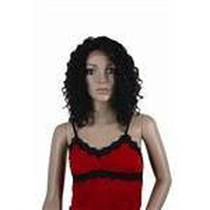 VIP Extensions Remy Human Hair Lace Front Wig 500 Curly 15" - Choose Color
