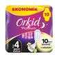 Orkid Platinum Nighttime Pads - Ultimate Leak Protection & ComfortFit, Extra Long Overnight Menstrual Pads for Women - 10 Count Eko Pack
