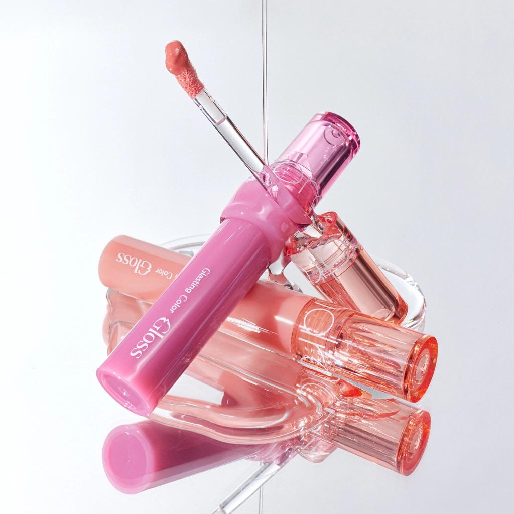 rom&nd Glasting Color Gloss 01 Peony Ballet for Plump Lips
