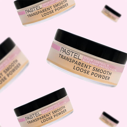 Pastel Loose Face Powder: Matte Finish, Sebum & Oil Control, Blue Light Protection - Long Lasting Setting Powder