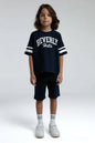 Rolly Polly Teen Boys Navy Bermuda Set with Breathable Fabric
