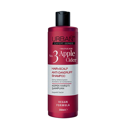Urban Care Anti-Dandruff Shampoo with Apple Cider Vinegar & Salicylic Acid - Vegan Hair Care 11.83 fl oz