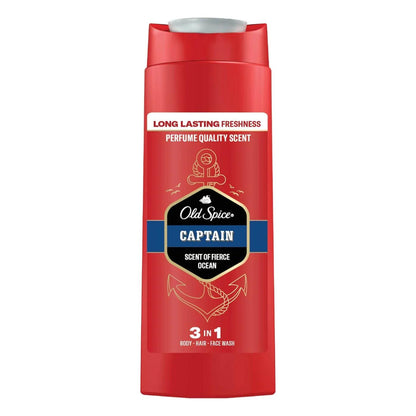 Old Spice Captain Shower Gel for Long-Lasting Freshness 90ml