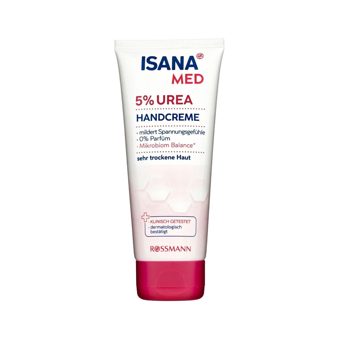 Isana Med Urea & Cica Moisturizing Hand Cream for Dry Skin 100ml
