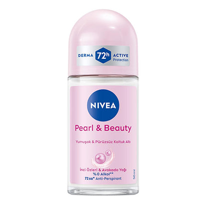 Nivea Women's Roll-on Deodorant Pearl & Beauty - Long Lasting Anti-Perspirant Protection