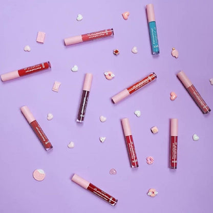 Soda Liquid Lipstick - Demi Matte Finish, Long Lasting & Easy Apply - 011 Answer