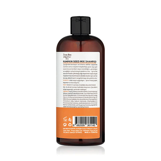 True Bee Daily Dream: Pumpkin Seed Oil Shampoo for Hair Loss, Repair & Growth | Natural, Nourishing & Strengthening - 400 ml