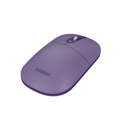 Everest Silent Click Wireless Mouse: 2.4Ghz Cordless USB Optical Ambidextrous Mouse for PC, Laptop - Effortless Control & Quiet Operation