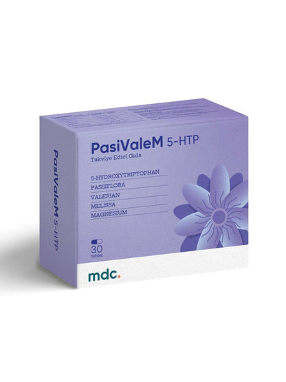 MDC PasiValeM - with 5-HTP, Passiflora, and Magnesium - 30 Tablets