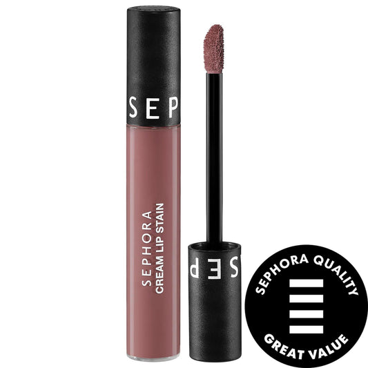 Glossier Cream Lip Stain 10HR Liquid Lipstick - Long-Lasting Hydrating Lip Color