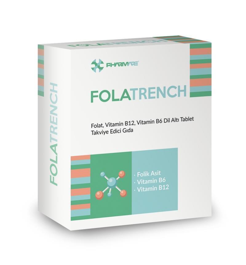 Folatrench Dietary Supplement Tablets - 60 Count for Nutritional Support & Health Wellness