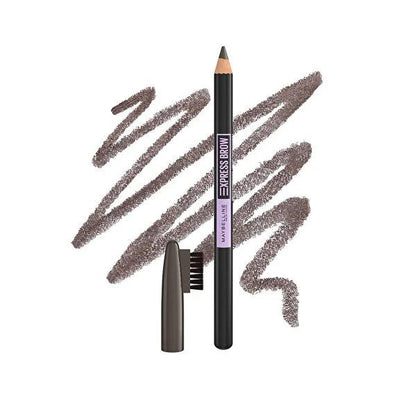 Maybelline Eyebrow Express Pencil Deep Brown - Long-Lasting Eyebrow Definition with Super Pigmented Formula