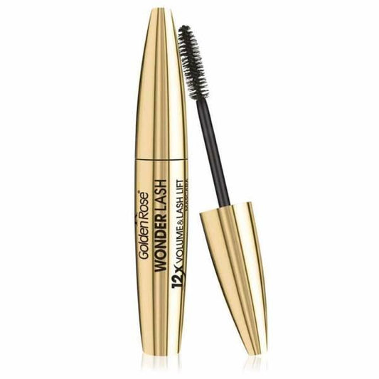 Golden Rose Wonder Lash Mascara 12ml - Volumizing, Nourishing, Intensely Black Mascara for Fuller Lashes