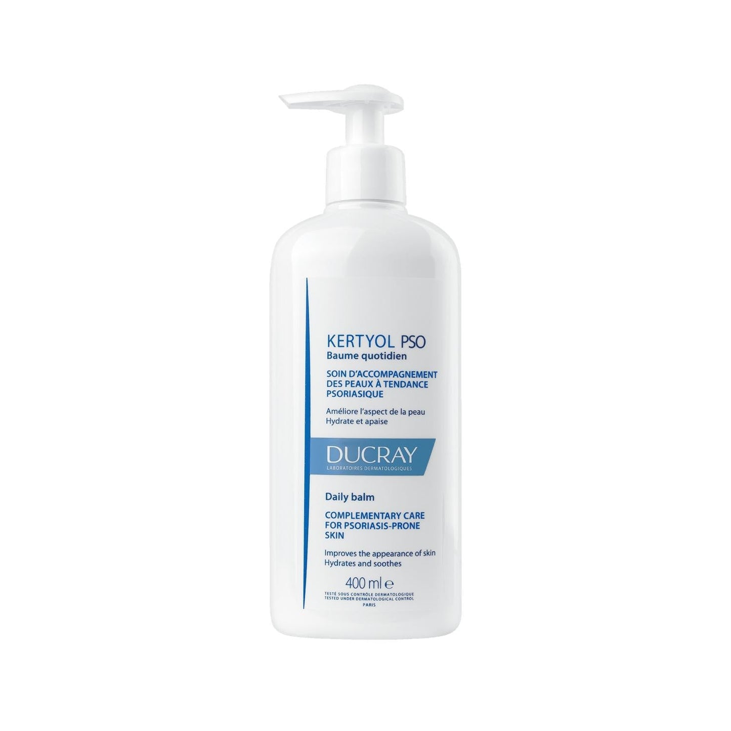 Ducray Kertyol P.S.O. Moisturizing Balm - Daily Hydration for Dry Skin - 400ml, 13.53 fl oz