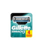 Gillette Mach3 Replacement Razor Blades 4-Pack for Men - High-Quality Shaving Experience