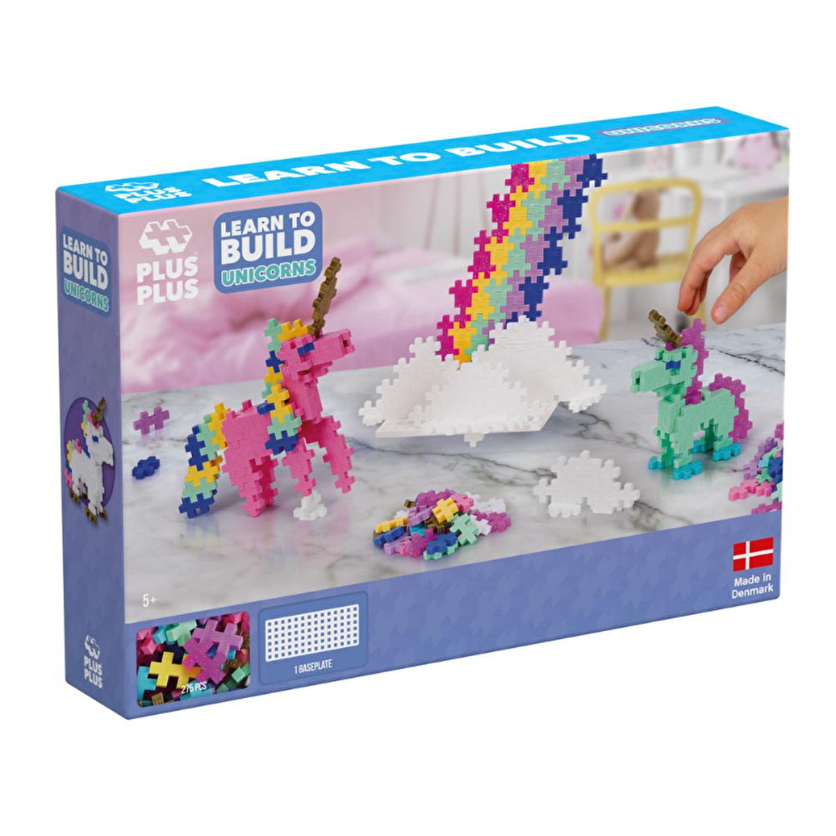 Plus Plus Unicorn Construction Toy Set - 275 Pieces for Creative Building and Learning
