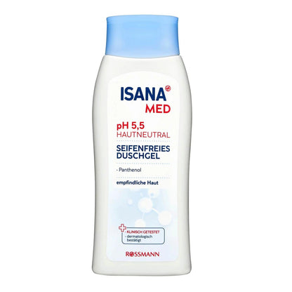Isana Med pH 5.5 Soft Shower Gel for Sensitive Skin 250 ml