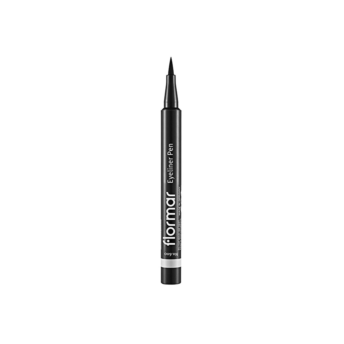 Flormar Matte Black Felt Tip Eyeliner: Intense Pigment, Long Lasting, Precise Liquid Definition - Smudge Proof for Dramatic Eyes