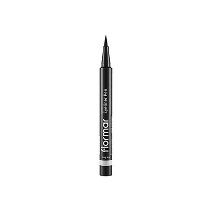 Flormar Matte Black Felt Tip Eyeliner: Intense Pigment, Long Lasting, Precise Liquid Definition - Smudge Proof for Dramatic Eyes