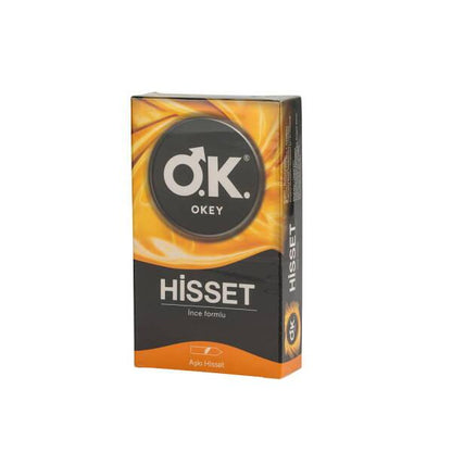 Okey Hisset Condoms: Enhanced Sensitivity & Reliable Protection - 10 Pack Latex Condoms for Safe Sex & Contraception