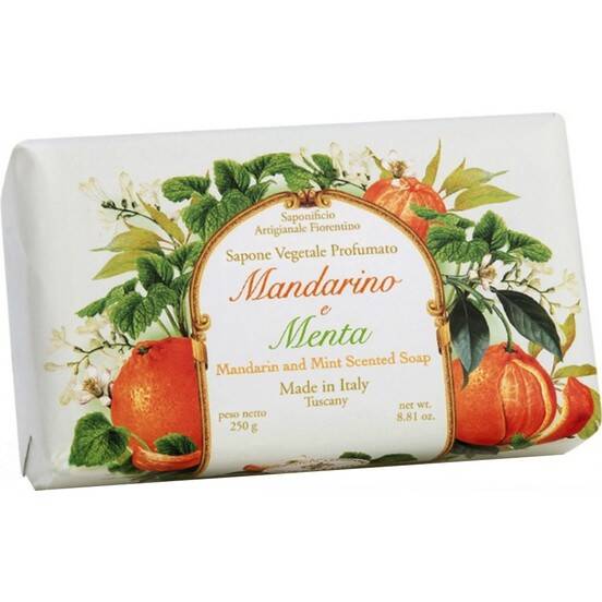 Saponificio Artigianale Fiorentino Tangerine & Mint Soap 250g