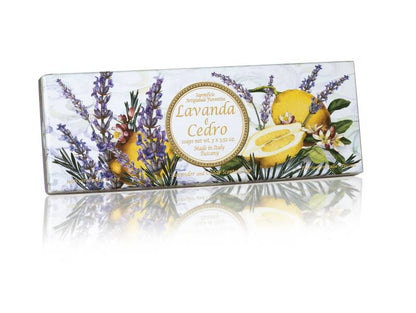 Saponificio Artigianale Fiorentino Lavender & Cedar Soap 3x100g