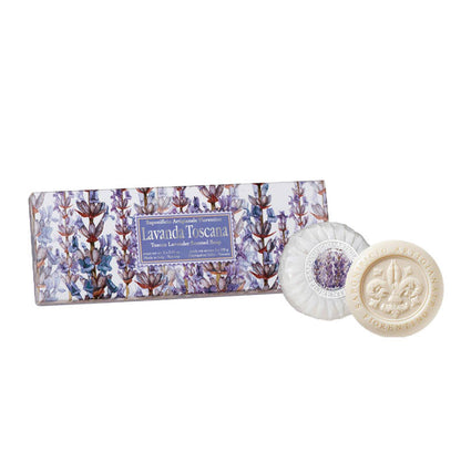 Saponificio Artigianale Fiorentino Lavender Soap Set 3x100g