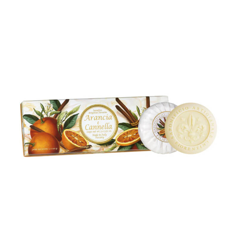 Saponificio Artigianale Fiorentino Orange & Cinnamon Soap 3x100g