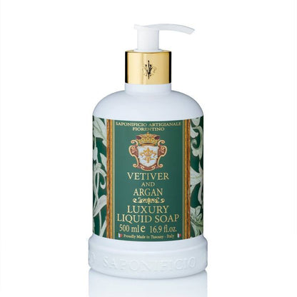 Saponificio Artigianale Fiorentino Vetiver & Argan Liquid Soap 500ml