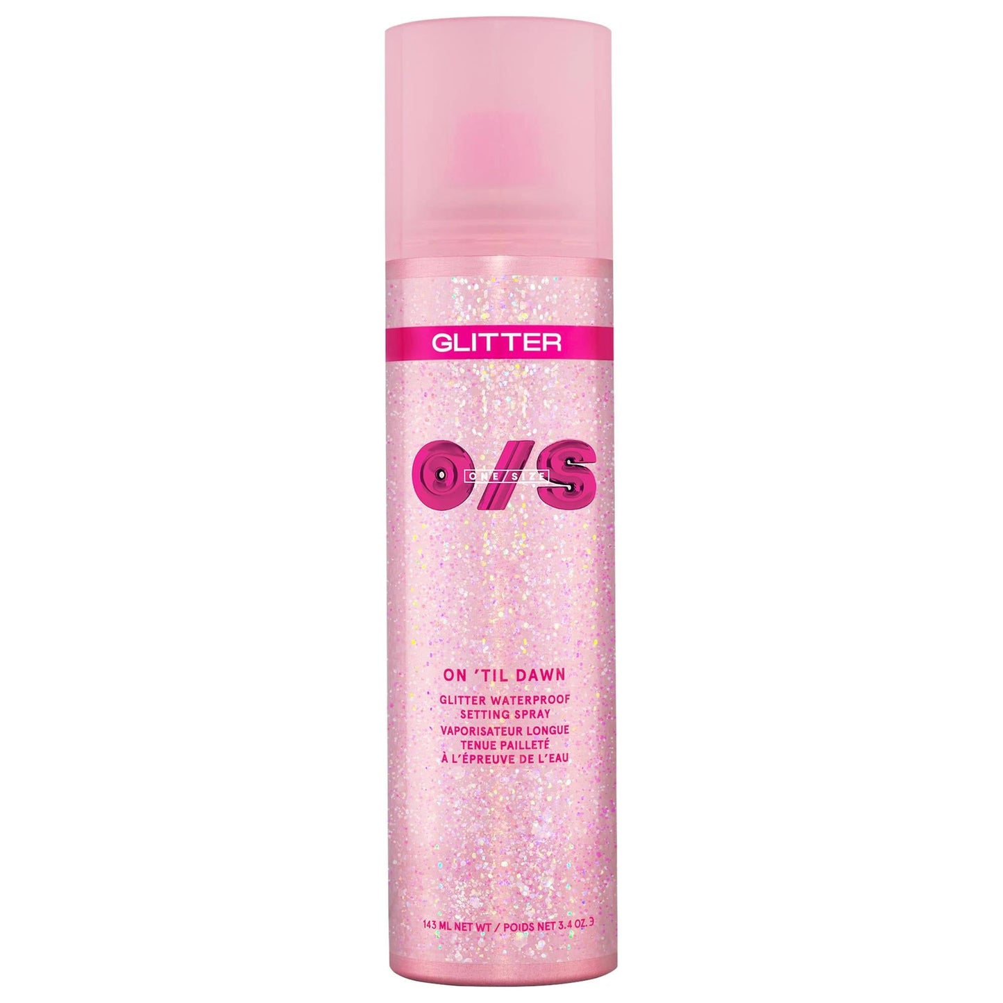 On 'Til Dawn Glitter Waterproof Setting Spray: 16HR Hold, Iridescent Shimmer, Vegan, Cruelty-Free Makeup Finishing Spray