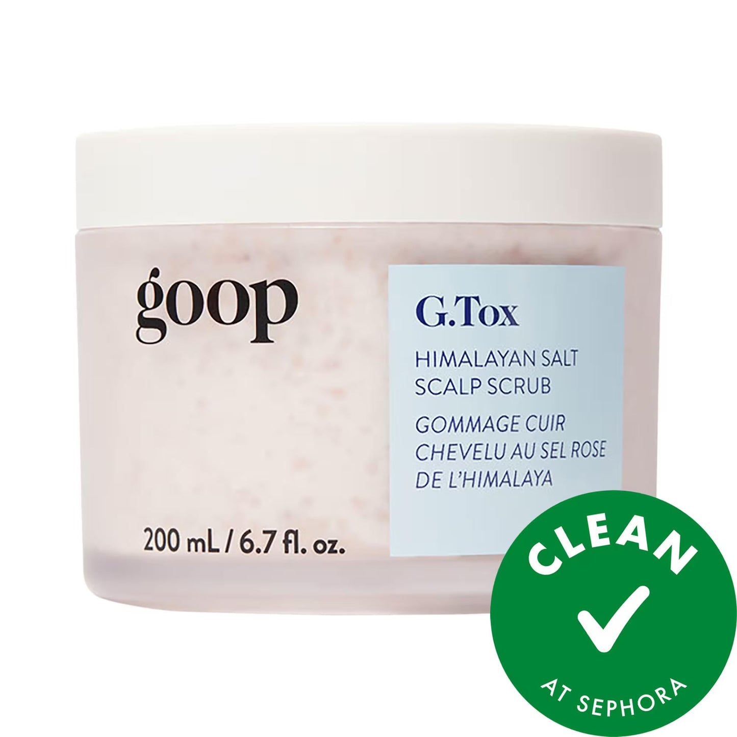 G.Tox Himalayan Salt Scalp Scrub Shampoo - Vegan, Cruelty-Free, Gluten-Free Nourishing Shampoo for Dry Scalp