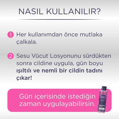 Sesu Shimmering Body Oil for Radiant Skin 150 ml
