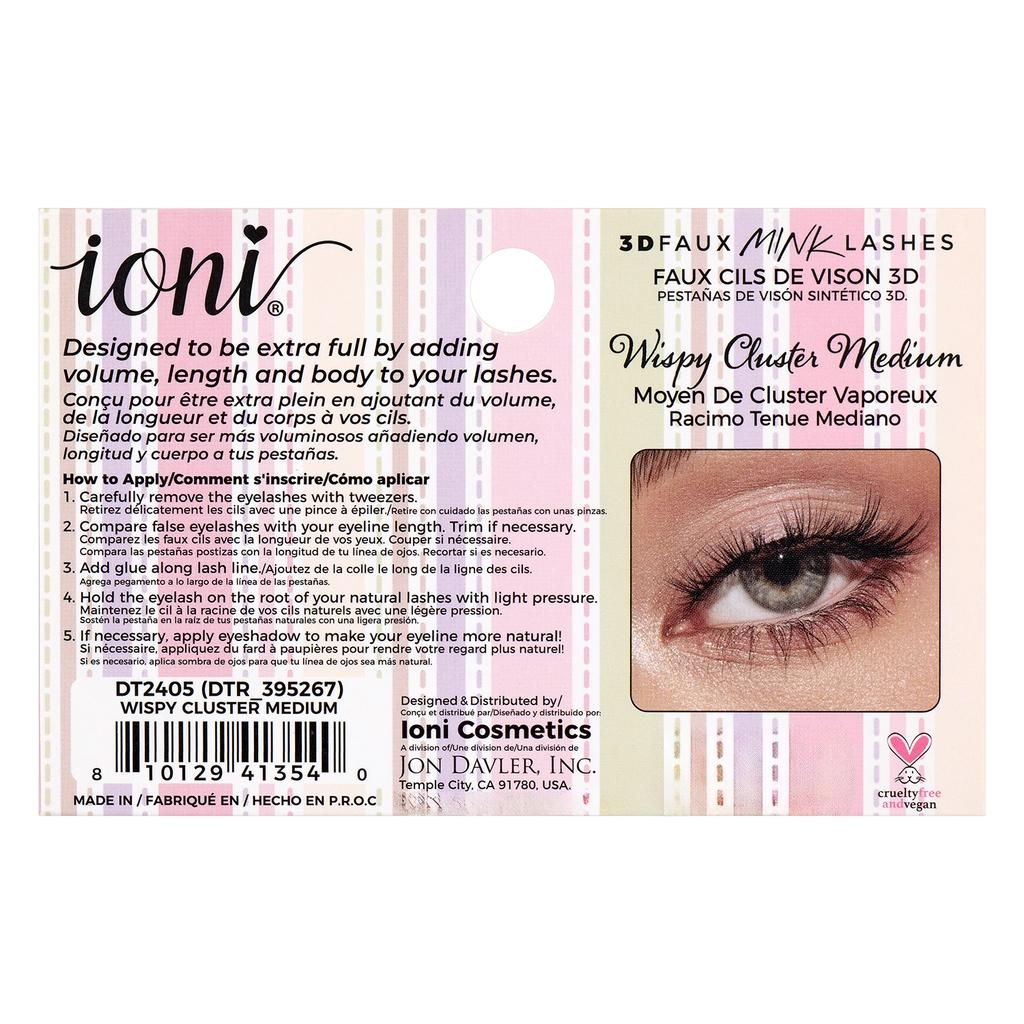 Ioni 3D Dual-Color False Eyelashes Dimensional Volume 1 Pair