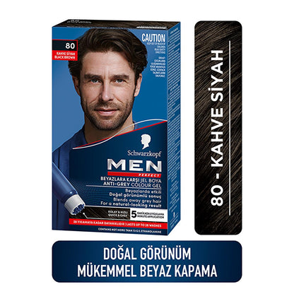 Men Perfect Hair Dye - Quick & Natural Looking Grey Hair Coverage for Men