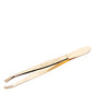 Solingen 7338 Gold Slanted Tweezers for Precise Grooming