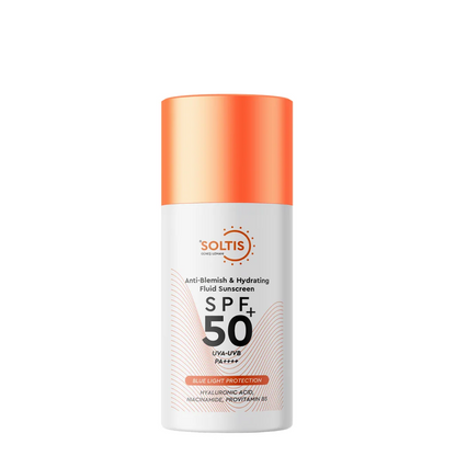 Soltis SPF50+ Daily Fluid Sunscreen Cream with Niacinamide 50 ml