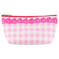 Eklips Pink Plaid Makeup Bag