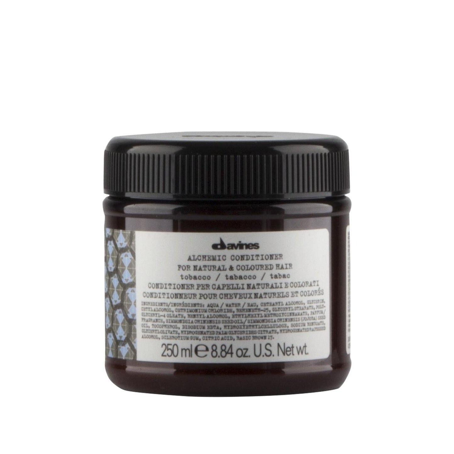 Davines Alchemic Tobacco Hair Conditioner: Enhance & Maintain Rich Brown Tones, Color Depositing, Deeply Conditions - 8.45 fl oz