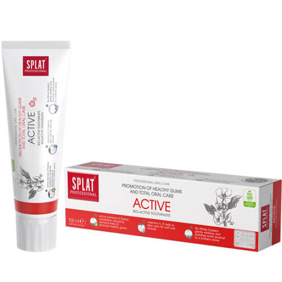 Splat Active Toothpaste for Enamel Care & Fresh Breath 100 ml