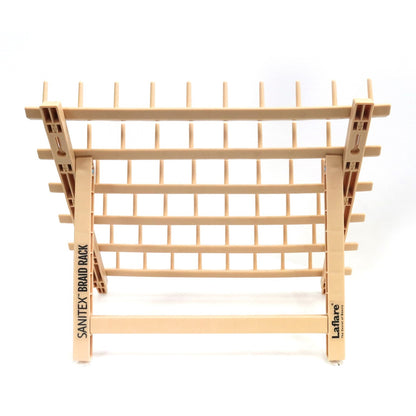 VIP Extensions Wooden Braiding Hair Spool Rack Organizer - Choose Size